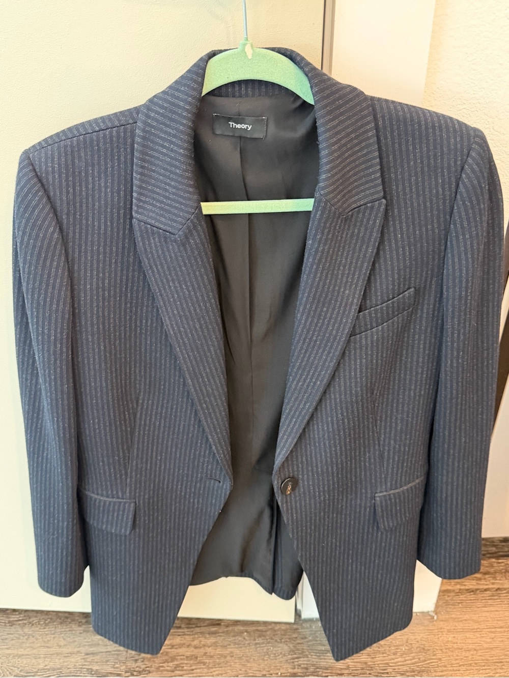 Theory Ladies Navy Pant Suit